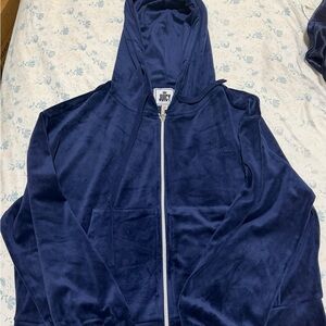Juicy Couture Deep Blue Velour Jacket